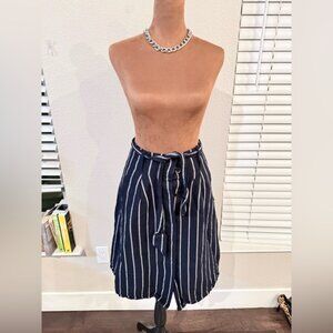 Ann Stahlpreise Navy Striped Women's Skirt